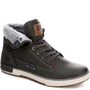 DayFive Gray Men's Lace-Up Boots